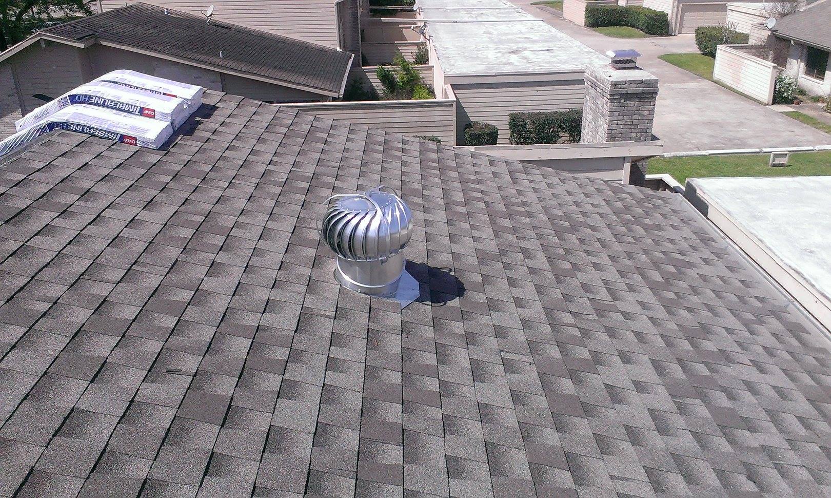Residential re-roof in progress by CRC